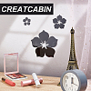 CREATCABIN Mirror Wall Stickers DIY-CN0001-89B-4