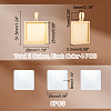 Unicraftale DIY Blank Square Pendant Making Kit DIY-UN0005-45-3