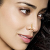 Brass Micro Pave Clear Cubic Zirconia Clip on Nose Rings WG03BCA-14-1