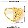 304 Stainless Steel Shell Pendants STAS-OY003-53G-2