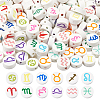 192Pcs 12 Styles Handmade Polymer Clay Beads CLAY-SC0001-90-1