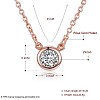 Classic Brass Pendant Necklaces NJEW-BB33944-6