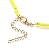 Brass Evil Eye Pendant Necklace with Cubic Zirconia NJEW-JN03909-9
