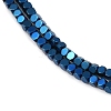 Electroplate Non-magnetic Synthetic Hematite Beads Strands G-I175-09H-2