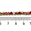 Electroplate Glass Beads Strands X-EGLA-P061-01A-07-4