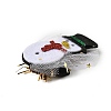 Christmas Theme Glitter Felt Fabric Alligator Hair Clip LS-PHAR-U002-01B-3