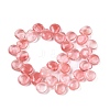 Cherry Quartz Glass Beads Strands G-T138-124-2