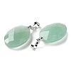 Natural Green Aventurine Pendants G-E603-03P-03-3