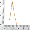 Brass Micro Pave Clear Cubic Zirconia Big Pendants CU-CBA804C-17G-3