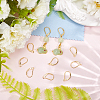 5 Pairs 925 Sterling Silver Leverback Earring Findings STER-BBC0009-20-4