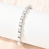Brass Pave Clear Cubic Zirconia Tennis Bracelets for Women KK-CBA68DA-08P-2
