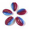 Printed Natural Cowrie Shell Beads SSHEL-R047-01-A07-2