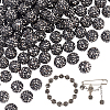 100Pcs Pave Disco Ball Beads RB-PH0001-25B-1
