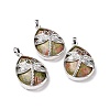 Natural Unakite Pendants G-G900-01P-12-1