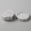 Aluminium Shallow Round Candle Tins AJEW-WH0312-58D-2