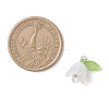 5Pcs Transparent Acrylic Pendants PALLOY-JF04703-02-3