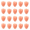 20Pcs Opaque Resin Flower Rose Beads RESI-YW0004-99H-1