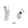 304 Stainless Steel Bayonet Clasps STAS-UN0012-69-2