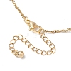 304 Stainless Steel Ball Singapore Chain Necklaces NJEW-JN05168-5