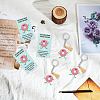 DIY Keychain Making Kits KEYC-CN0001-12B-09-6