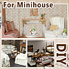 Mini Dollhouse Living Room Bedroom Wallpaper DIY-WH0504-841A-03-5