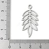 201 Stainless Steel Pendants STAS-S155-01P-03-3