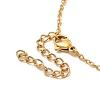 Crystal Rhinestone Heart Dangle Hoop Earring & Pendant Nacklace SJEW-P002-02G-7