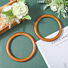 SUPERFINDINGS 6Pcs 3 Colors Wooden Bag Handles FIND-FH0004-61-4