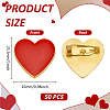 50Pcs Enamel Pins JEWB-FG0001-62-2