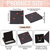 5Pcs Hot Stamping Planet Cardboard Jewelry Packaging Boxes CON-TA0001-44D-4