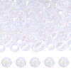 350Pcs Acrylic European Large Hole Beads MACR-CA0001-44-8