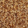 Plated Glass Bugle Beads X-SEED-S046-01A-22B-3
