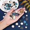 Alloy Enamel Pendants ENAM-SZ0001-14LG-RS-7