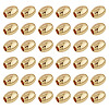 GOMAKERER 100Pcs Rack Plating Brass Beads KK-GO0001-72-1