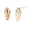 Brass Earring Findings X-KK-S356-441-NF-1