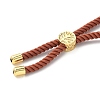 Cotton Cord Bracelet Making KK-F758-03Y-G-3