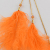 Dyed Feather Iron Snap Hair Clips PHAR-R119-01-3