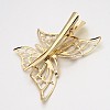 Iron Filigree Butterfly Alligator Hair Clip Findings X-PHAR-P001-03-2