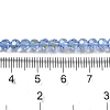 Electroplate Transparent Glass Beads Strands LS-EGLA-A035-T4mm-L14-4
