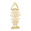 Brass Big Pendants KK-N268-02G-1