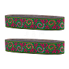 Ethnic Style Polyester Ribbons OCOR-WH0079-66A-1