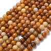 Natural Agate Beads Strands G-F820-K07-6mm-2