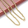 304 Stainless Steel Necklaces X-NJEW-E080-08G-3