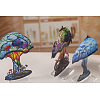 Double-sided Painted Flat Acrylic Mushroom Ornament PW-WG283BE-03-2