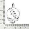 Non-Tarnish 304 Stainless Steel Pendants STAS-C097-11P-3