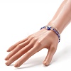 Evil Eye Resin Beads Bracelets Set for Women Girl BJEW-JB06747-01-3