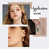 12Pcs 2 Colors 201 Stainless Steel Huggie Hoop Earring Findings STAS-SC0004-68-5