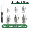420Pcs Plain Carbon Steel Screw FIND-HS0002-26P-2