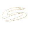 1/20 14K Gold Filled Heart Link Chain Necklaces for Women NJEW-Z068-03G-02-4