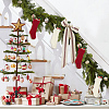 4Pcs 2 Colors Knitted Acrylic Fiber Hanging Stocking Bags AJEW-SP0004-02-7